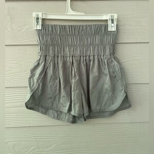 Free People High-Waist Women’s Shorts — Gray